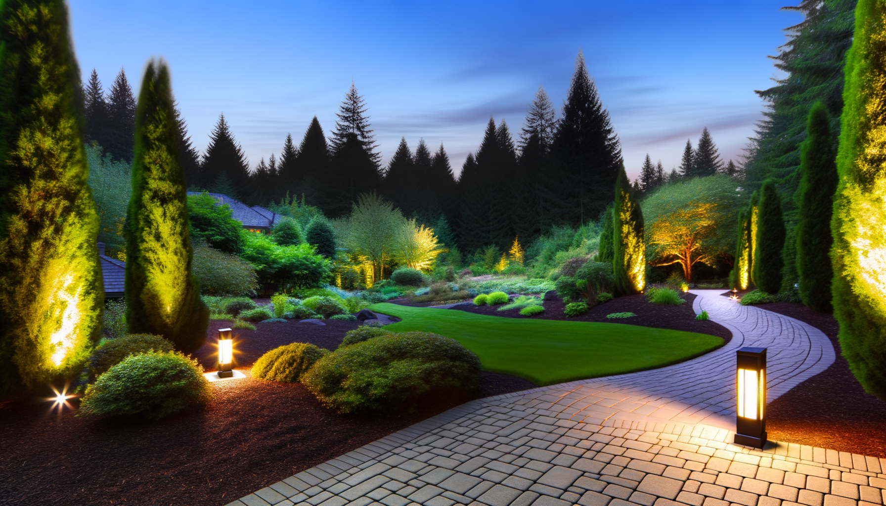 Cover for Illuminate Your Outdoor Haven: Discover the Magic of Landscape Lighting in McMinnville