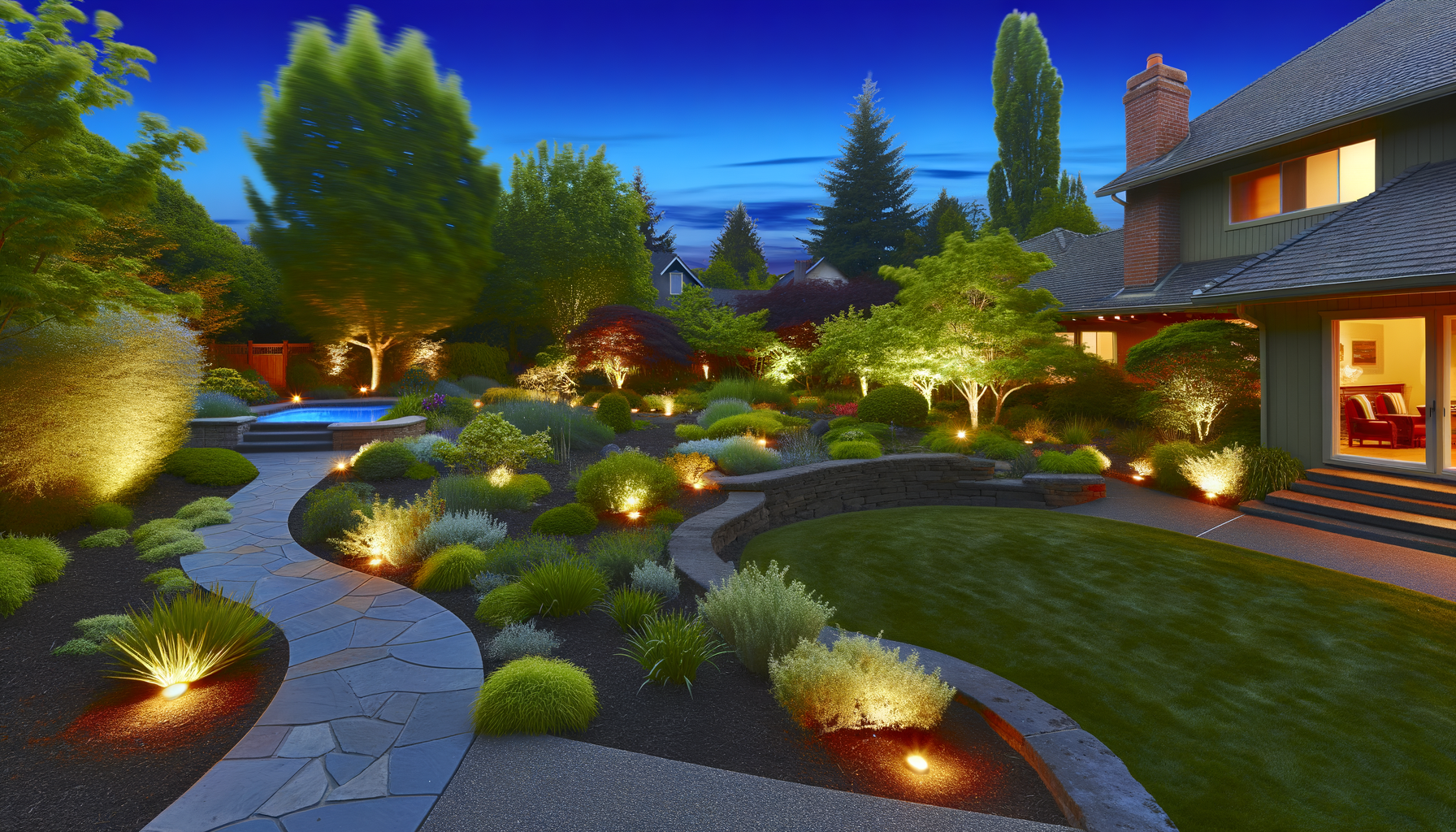 Cover for Luminescent Trails: Crafting Enchanting Evenings in McMinnvilles Backyards