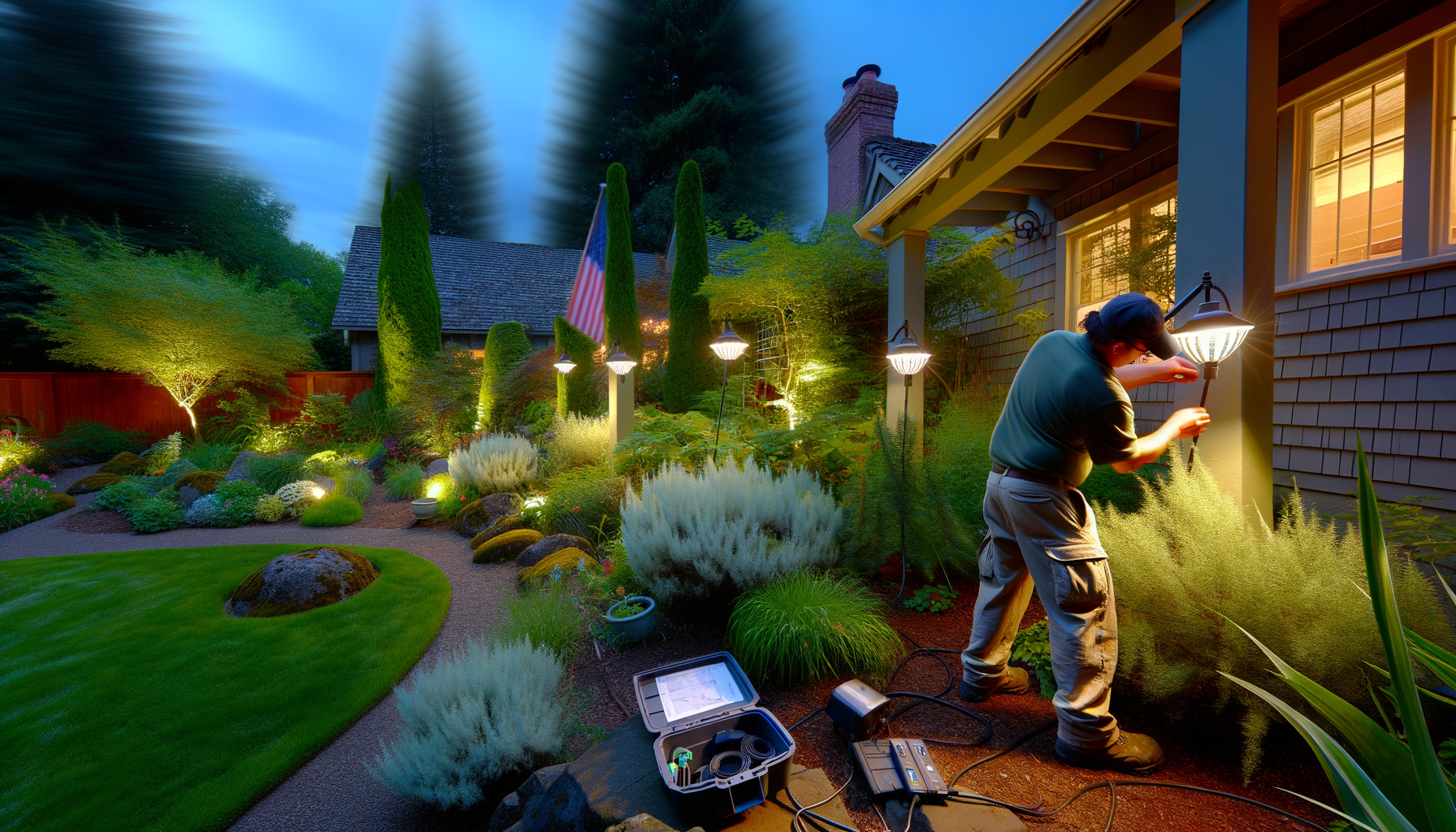 Image for DIY vs Professional Outdoor Lighting Installation