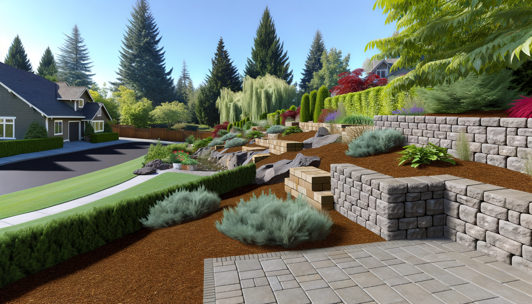 Image for Choosing the Right Retaining Wall for Your Yamhill Property