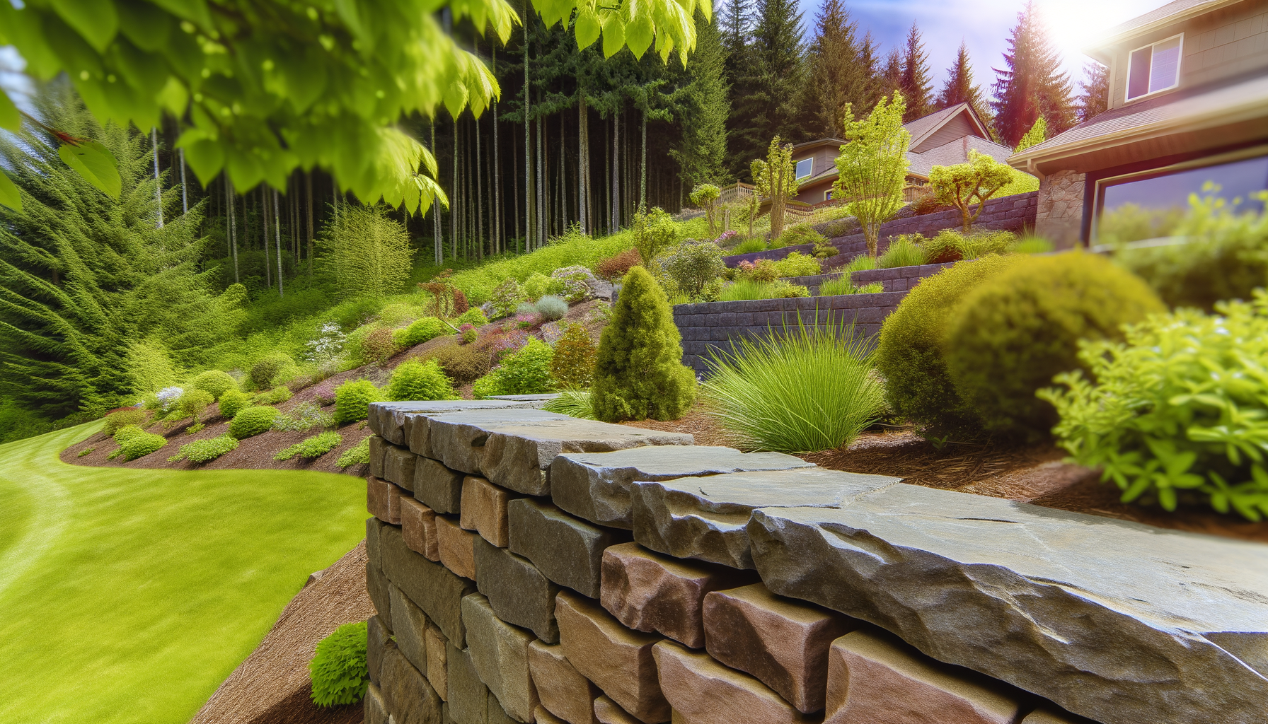 Image for Types of Retaining Walls for Pacific Northwest Homes