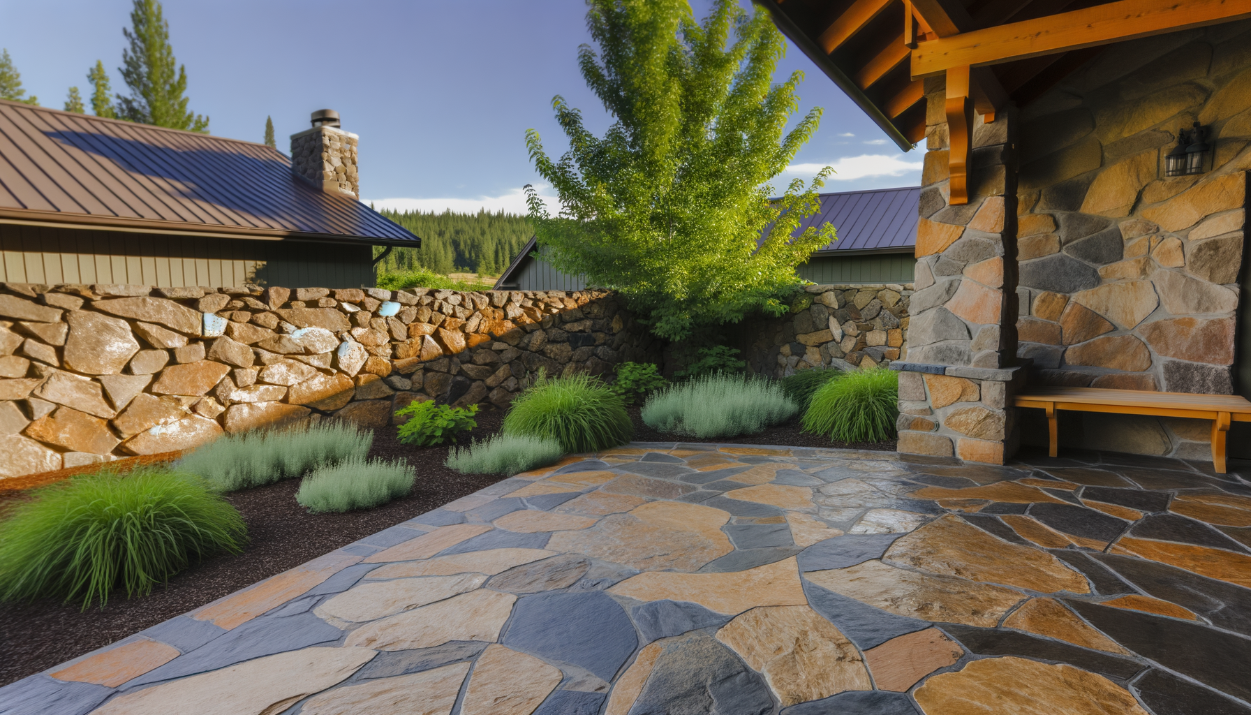 Image for Exploring Natural Stone Patios in Sheridan