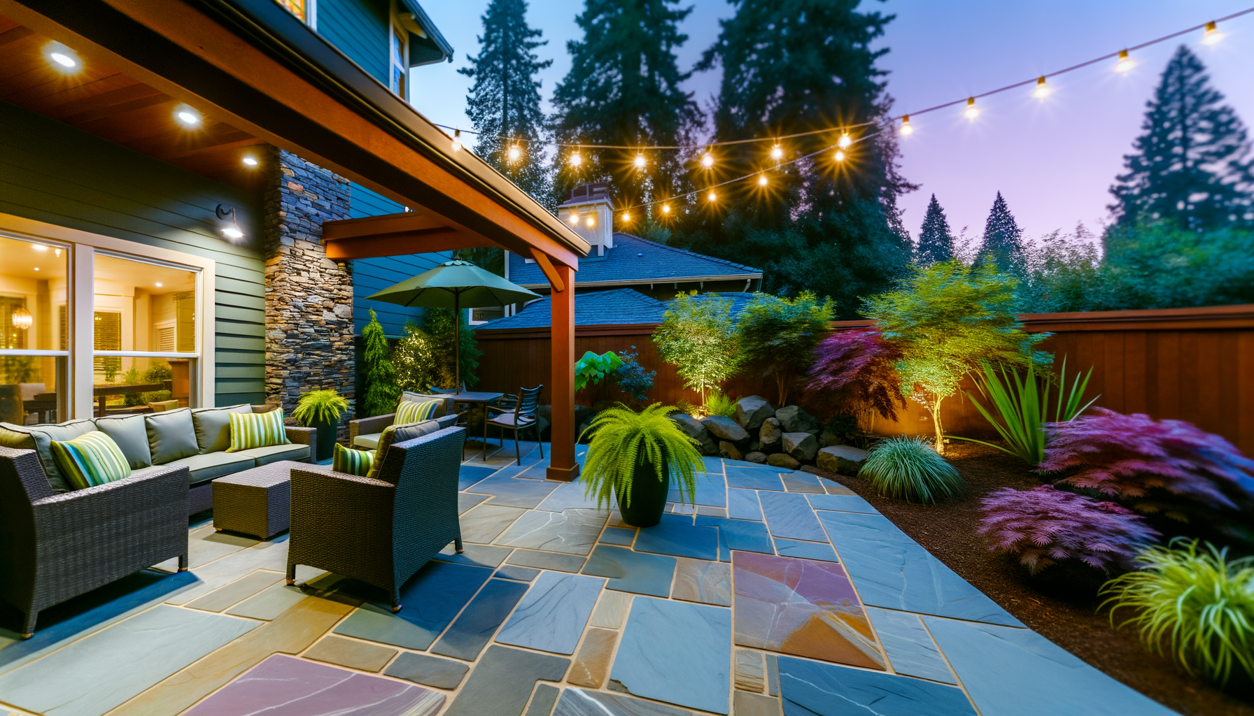 Cover for Stroll into Tranquility: Crafting a Yamhill Backyard Escape of Idyllic Pathways and Patios