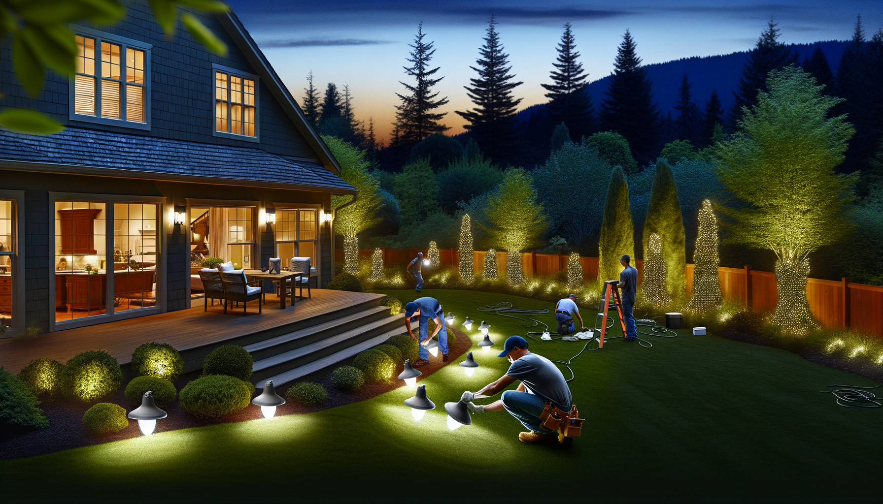 Image for DIY vs. Professional Outdoor Lighting Installation