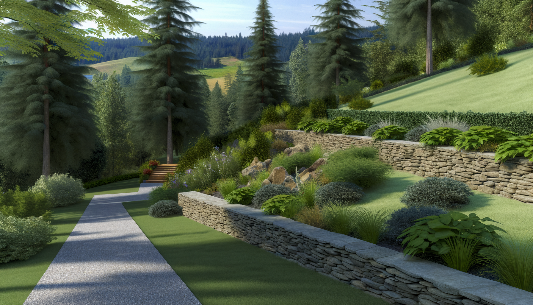 Cover for Turning Slopes into Showpieces: Innovative Retaining Wall Solutions for Yamhill County Terrains