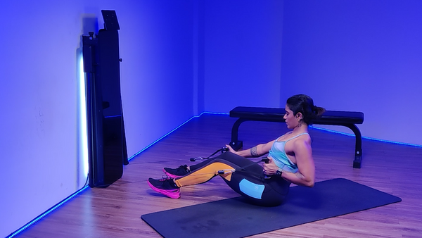 Alternating Seated Row With Pause