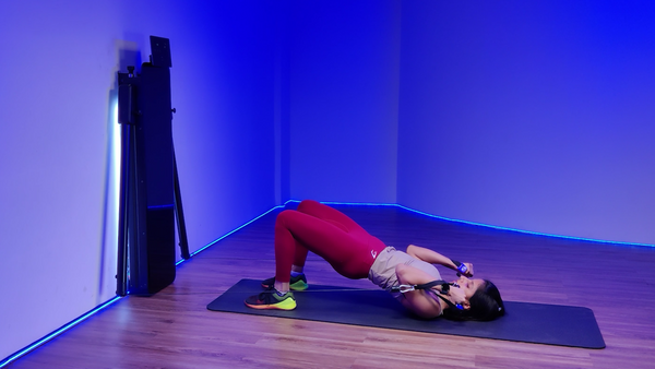 Bridge Hold Bicep Curl