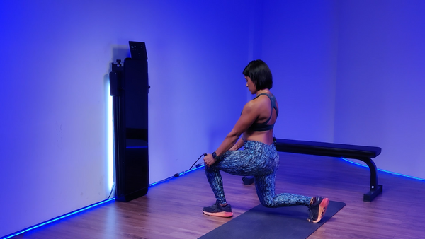 Cable Resisted Lunges