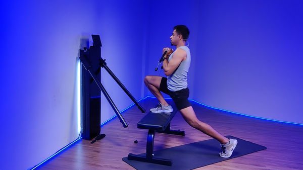 Knee Over Toes Lunges