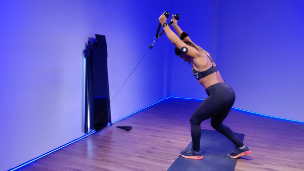 Overhead Front Raise In Split Stance
