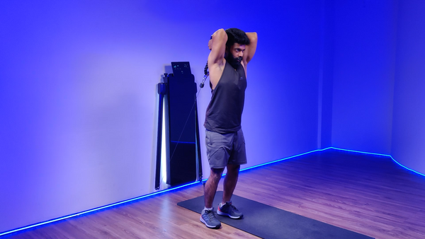Rope Overhead Tricep Extension