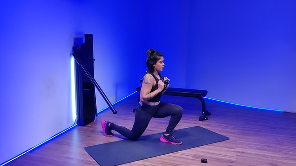 Rope Reverse Lunge