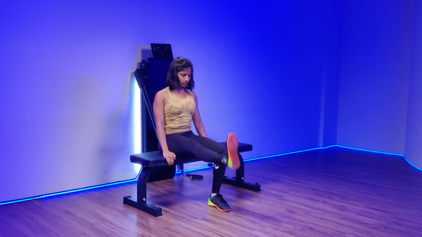 Seated Cable Leg Extension
