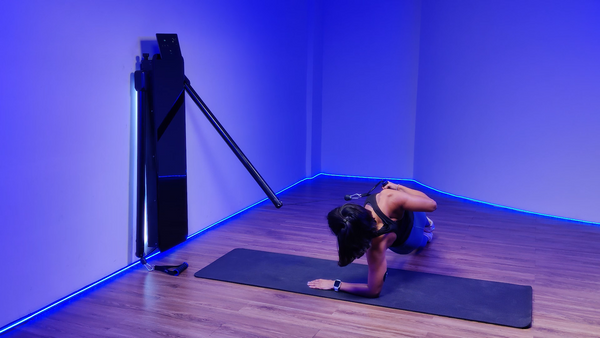 Side Plank Single Arm Cable Rows