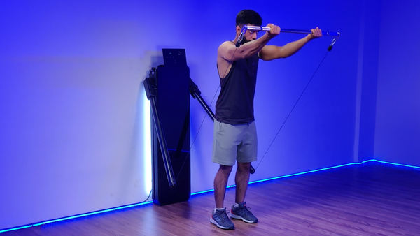 Supine Grip Barbell Front Raise