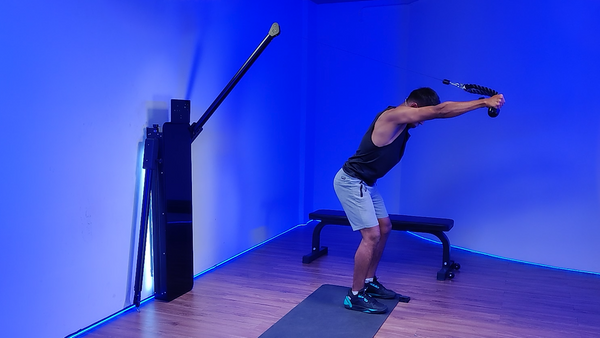 High Cable Tricep Extension