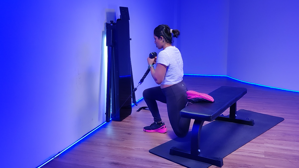 Weighted Bulgarian Split Squats