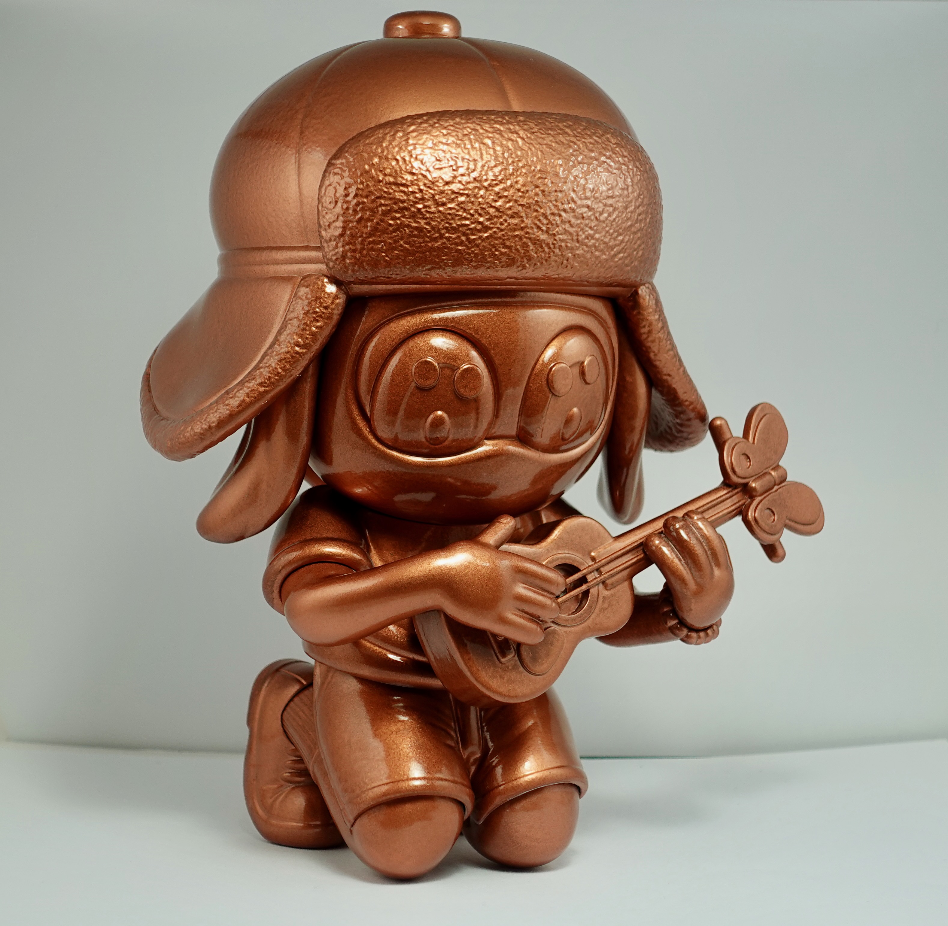 Mute Song  Copper sculpture 