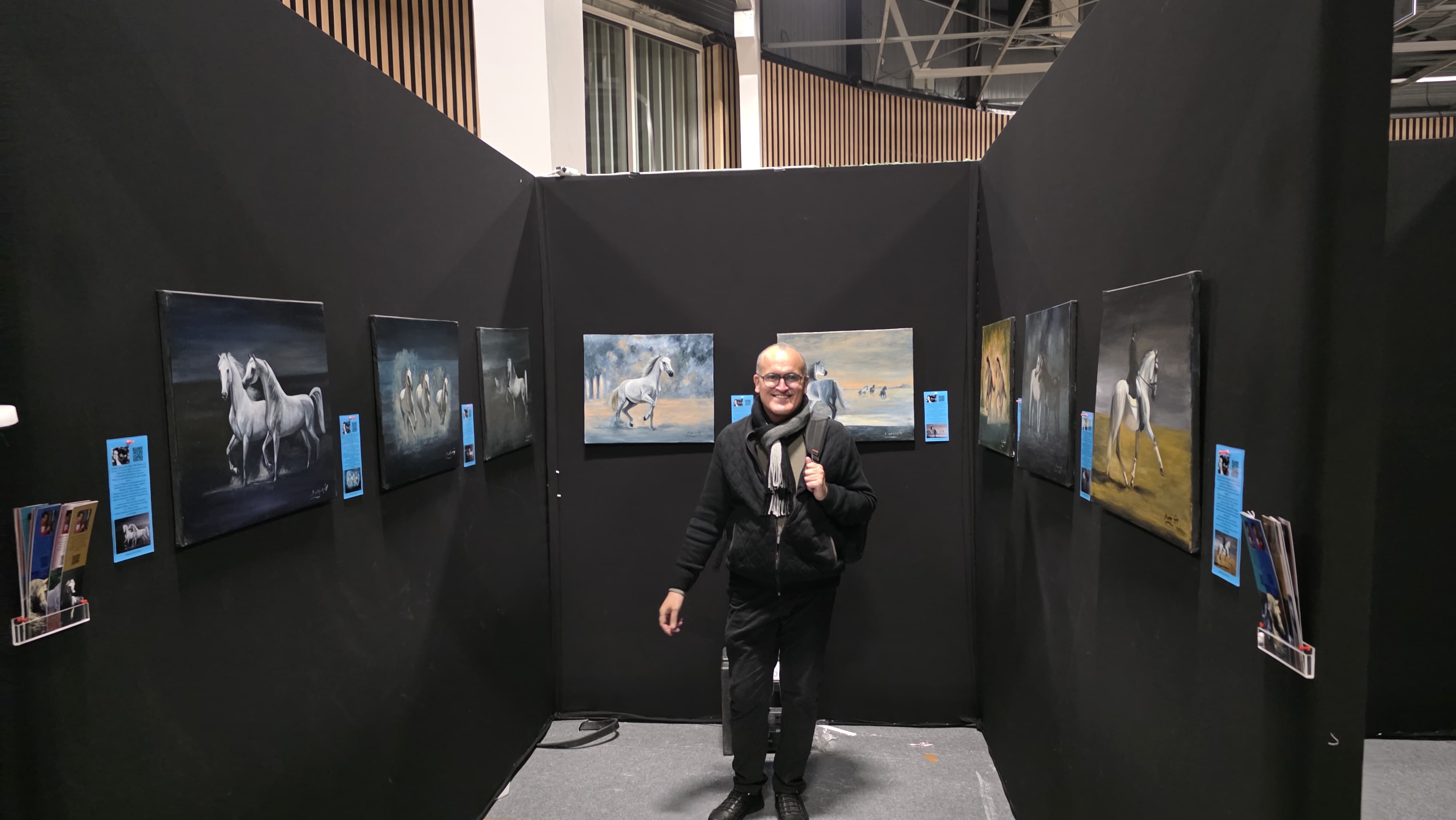 Exposition individuelle au salon du cheval de Paris du 12 au 14 décembre 2025