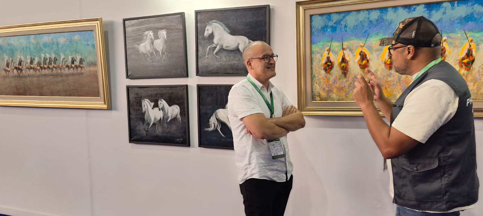 L'artiste peintre Rachid Benabdellah,président de l'association ALAC, participe à la 16ème édition du salon du cheval d'El Jadida - Maroc - du 30 septembre au 5 octobre 2025.