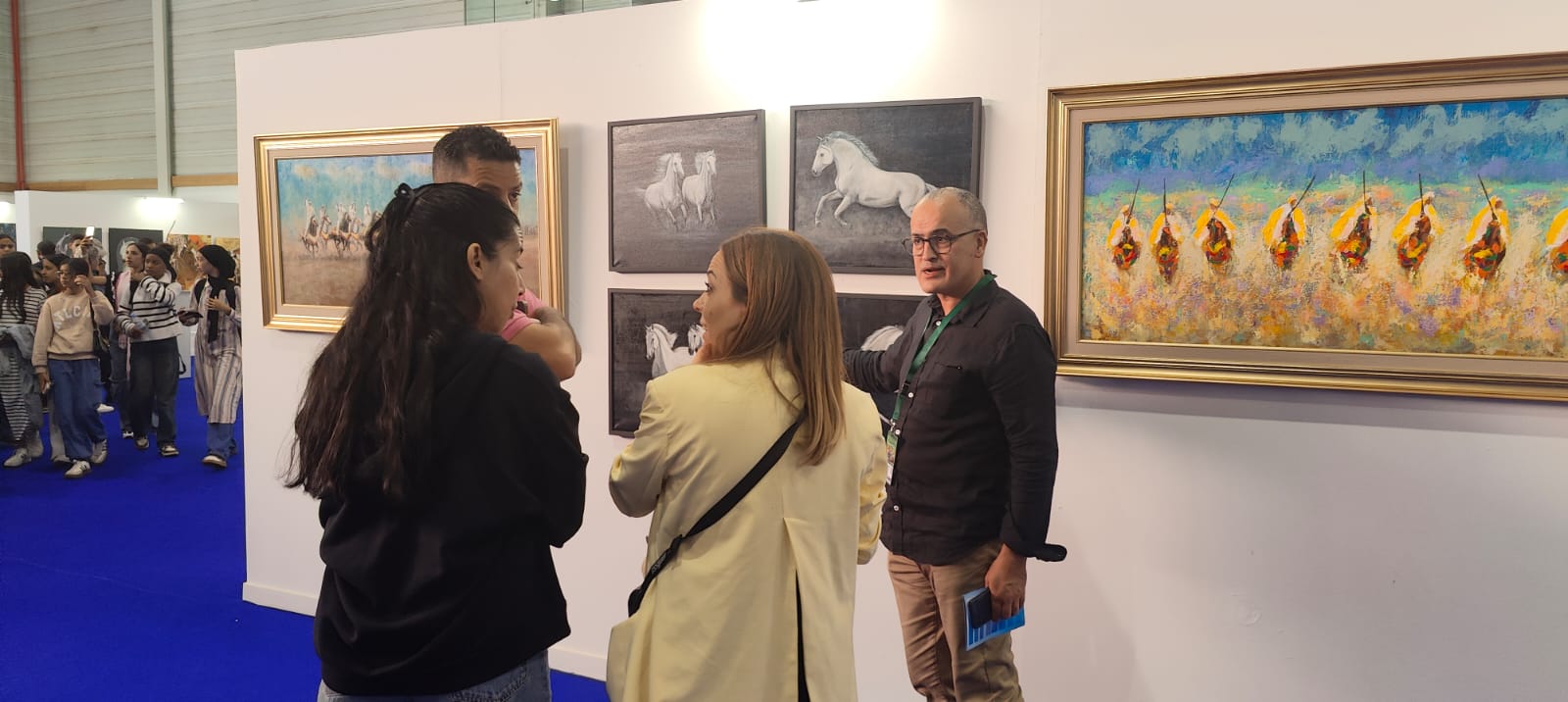 L'artiste peintre Rachid Benabdellah,président de l'association ALAC, participe à la 16ème édition du salon du cheval d'El Jadida - Maroc -  du 30 septembre au 5 octobre 2025.