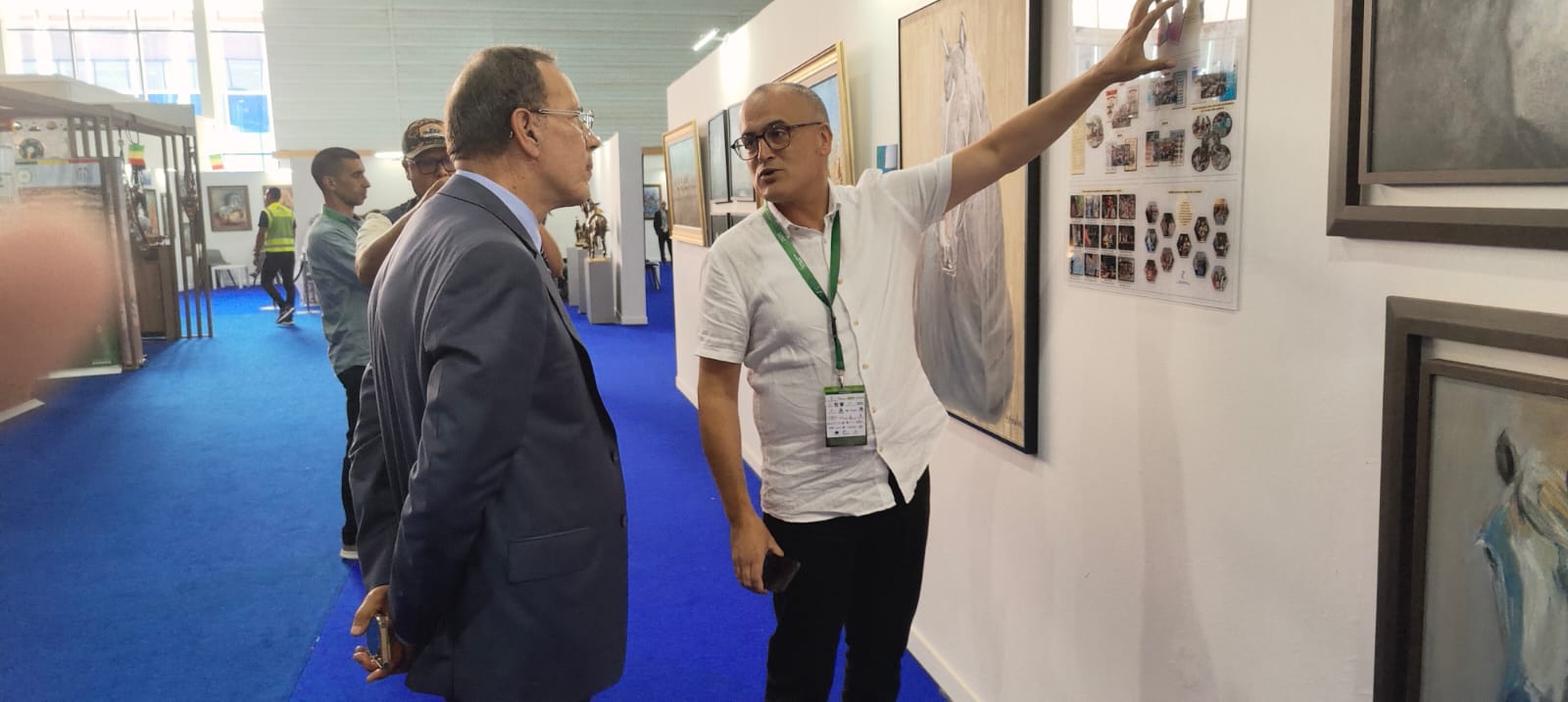 L'artiste peintre Rachid Benabdellah,président de l'association ALAC, participe à la 16ème édition du salon du cheval d'El Jadida - Maroc -  du 30 septembre au 5 octobre 2025.