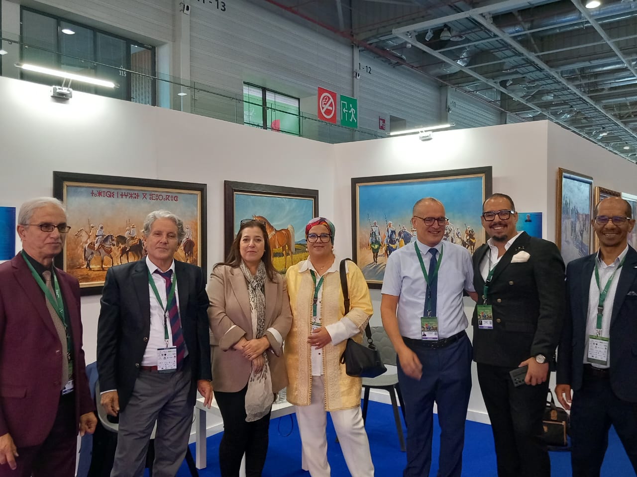 L'artiste peintre Rachid Benabdellah,président de l'association ALAC, participe à la 16ème édition du salon du cheval d'El Jadida - Maroc -  du 30 septembre au 5 octobre 2025.