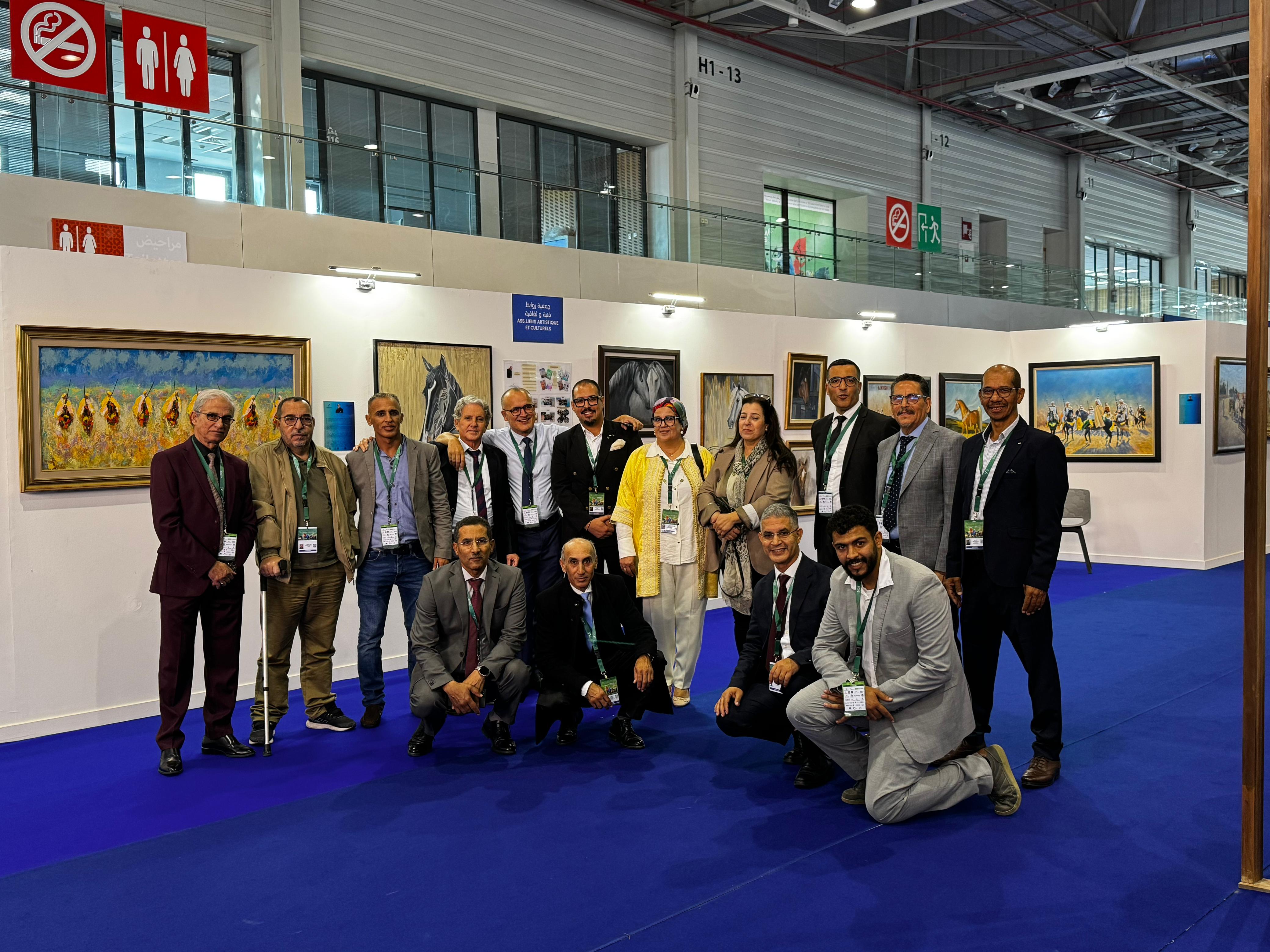 L'artiste peintre Rachid Benabdellah,président de l'association ALAC, participe à la 16ème édition du salon du cheval d'El Jadida - Maroc -  du 30 septembre au 5 octobre 2025.