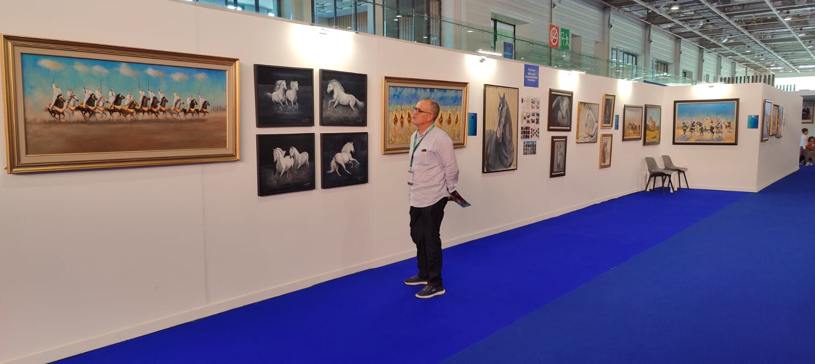 L'artiste peintre Rachid Benabdellah,président de l'association ALAC, participe à la 16ème édition du salon du cheval d'El Jadida - Maroc -  du 30 septembre au 5 octobre 2025.