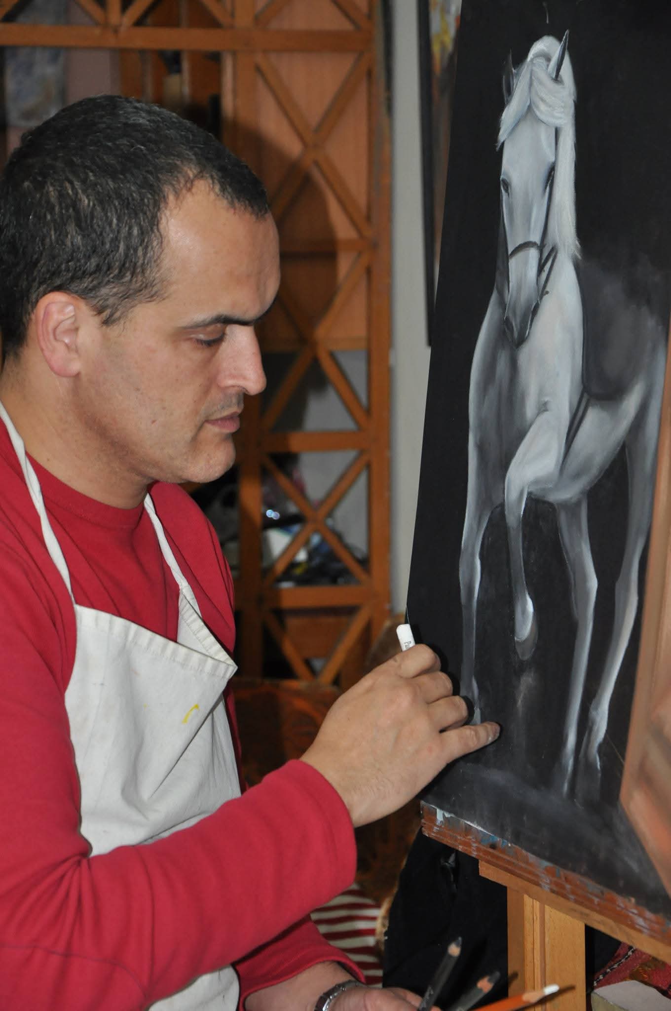 Portrait de l'artiste