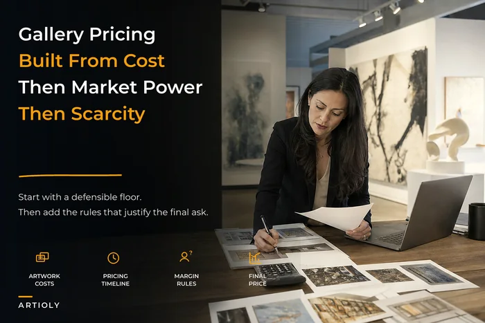 A rule-based pricing matrix that stops underpricing: a gallery pricing framework for single works, editions and commissions