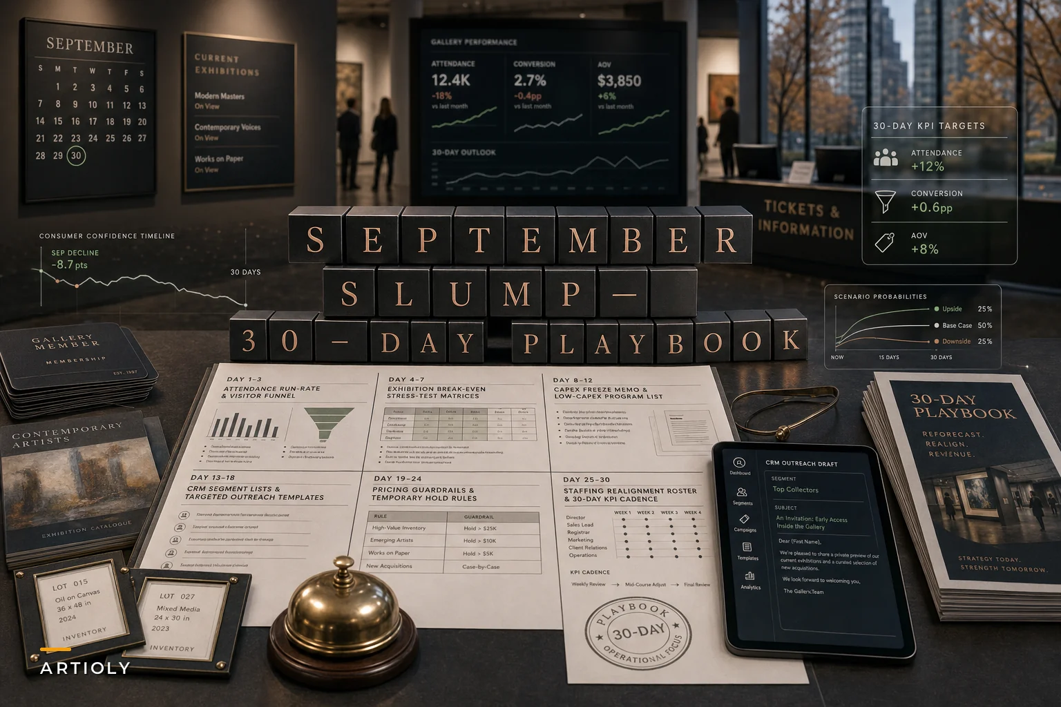 After the September Consumer‑Confidence Slump: A Tech‑First 30‑Day Reforecast & Revenue Playbook for Galleries