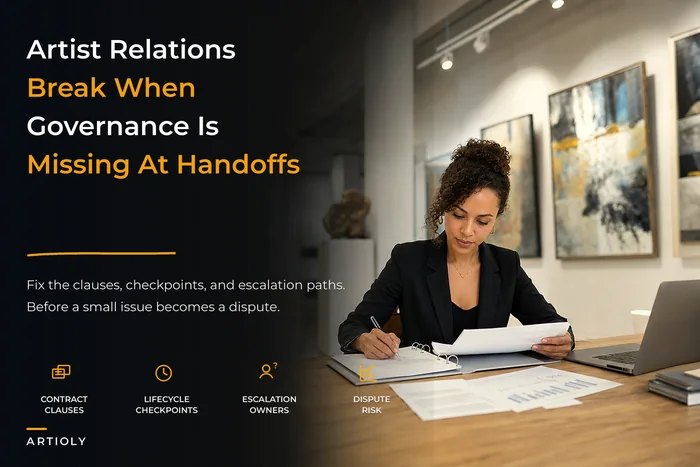 Avoid artist relationship breakdowns: a governance framework linking contracts to lifecycle touchpoints and dispute prevention