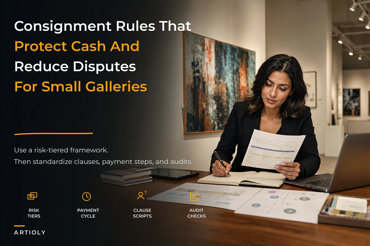 Don't get burned on consignments: a small-gallery consignment governance checklist, clause library and payment workflow