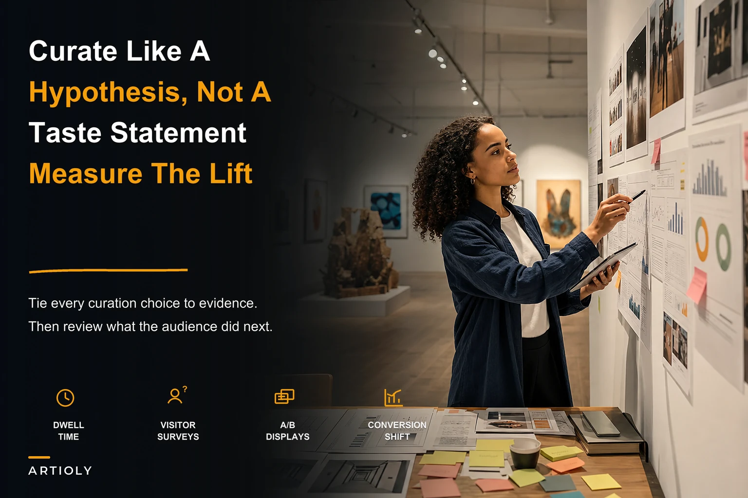 Treat Curation as a Hypothesis: Gallery Curation Metrics and Feedback Loops That Guide Curator Decisions