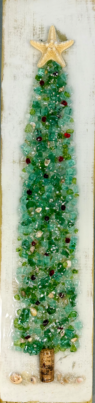 Crushed Glass Tree