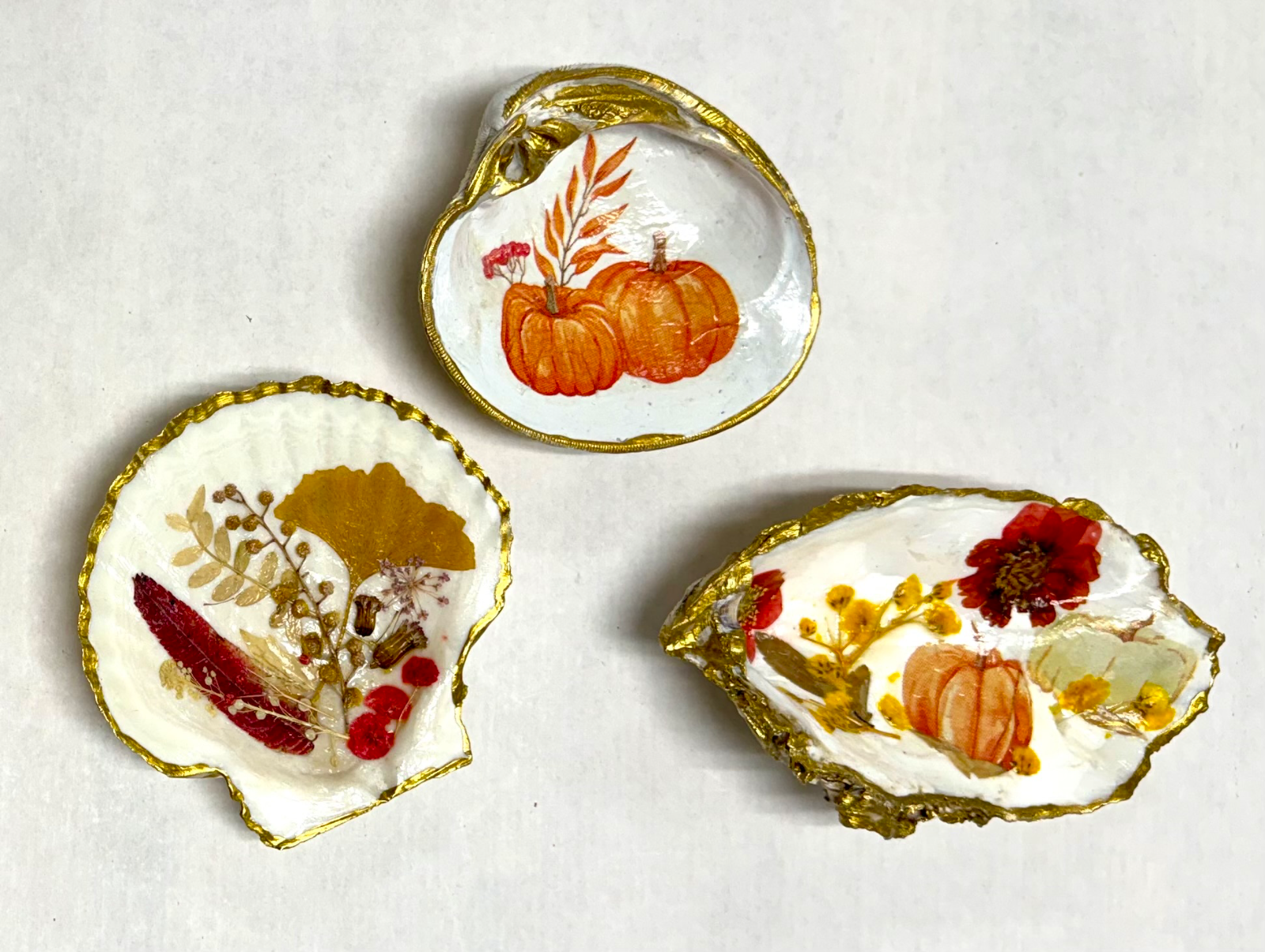 Decoupage Shells