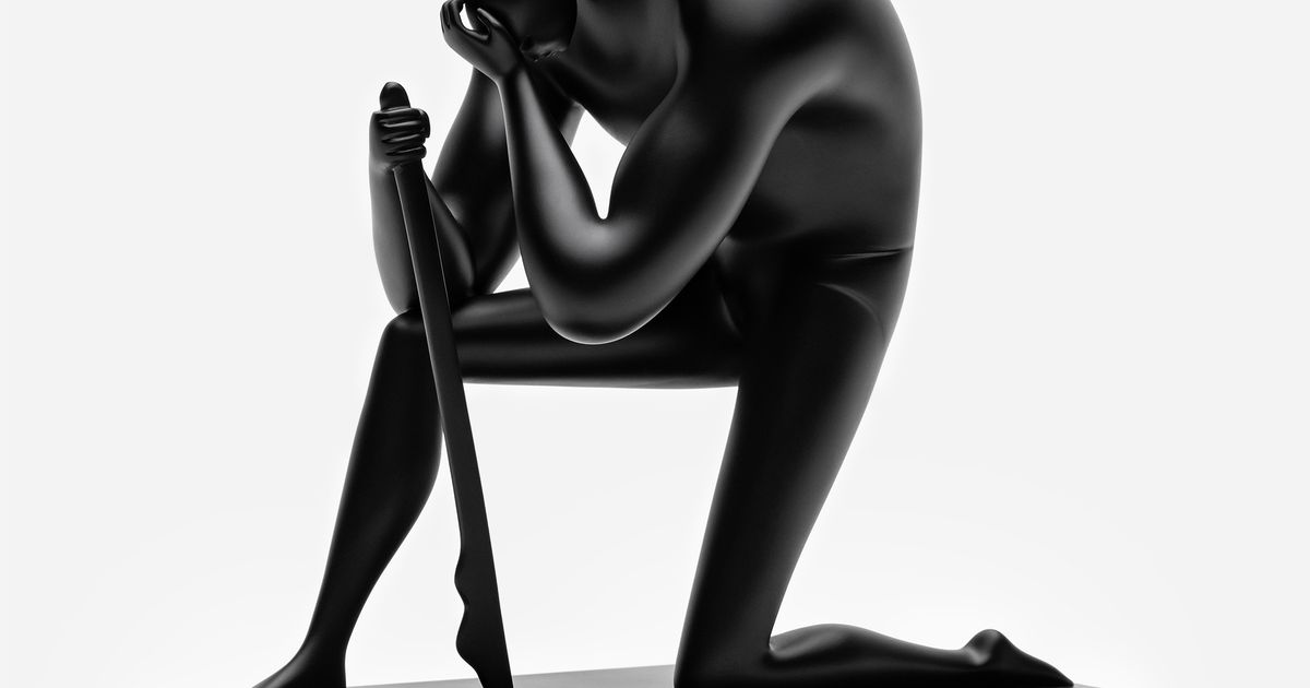 Shame, by Cleon Peterson, 2025, Sculpture