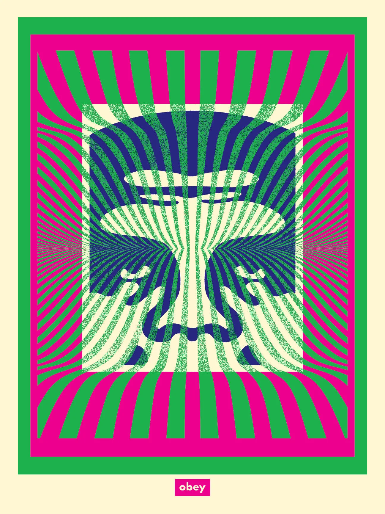 Op-art Icon(green Gradient)