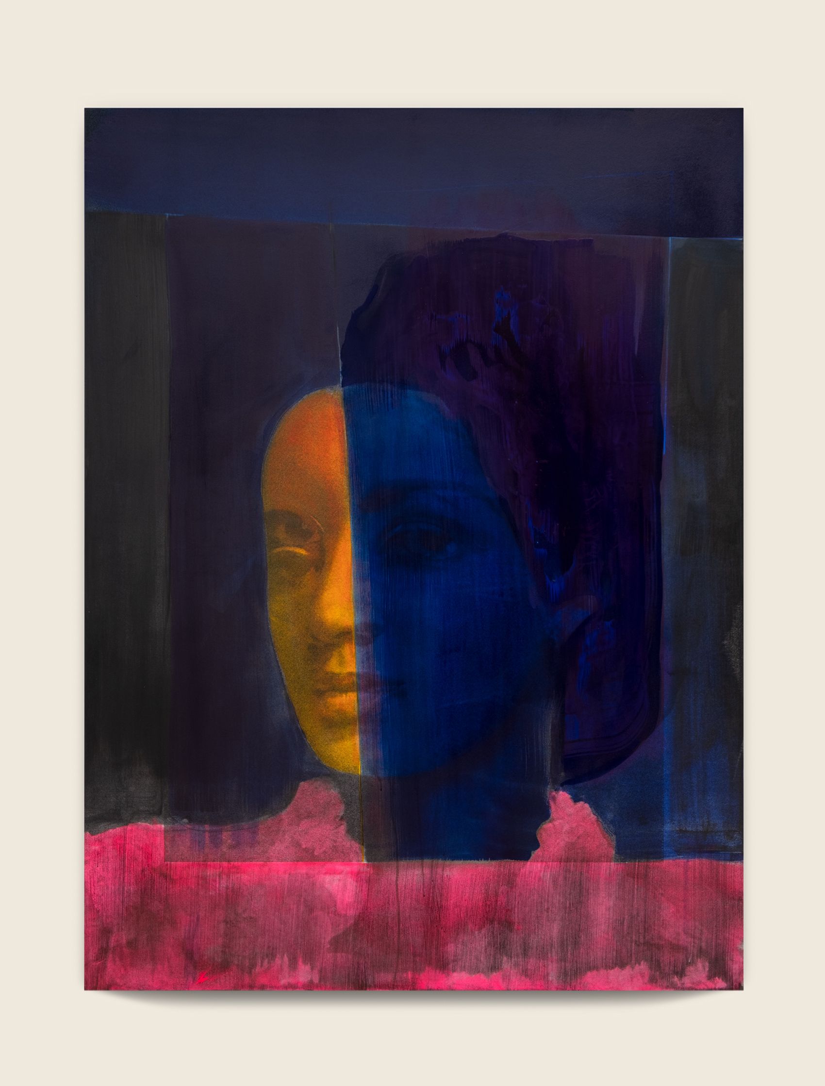 As Far As Possible, by Lorna Simpson, 2023, Ink and Screenprint