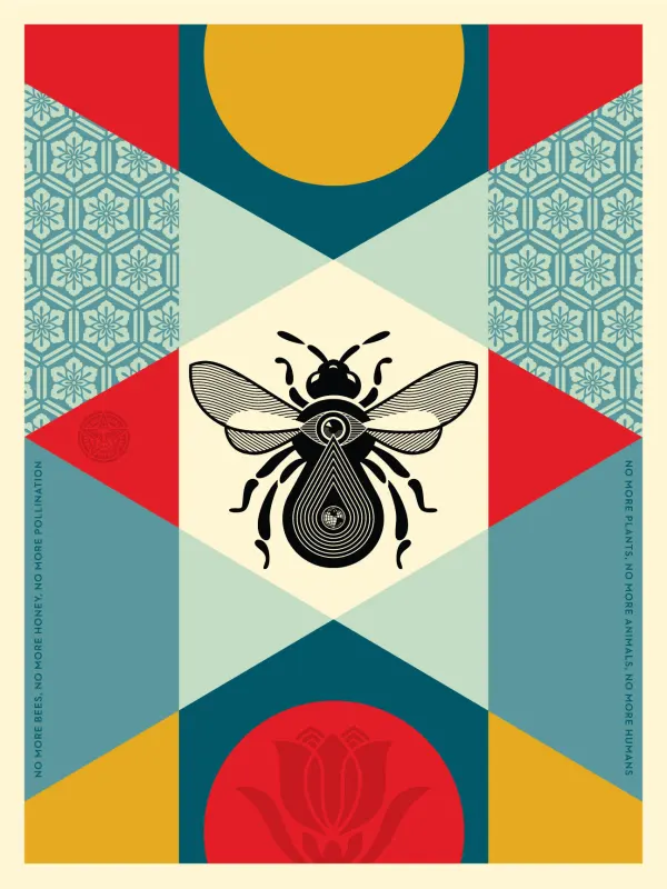 Bee Geometric (red)