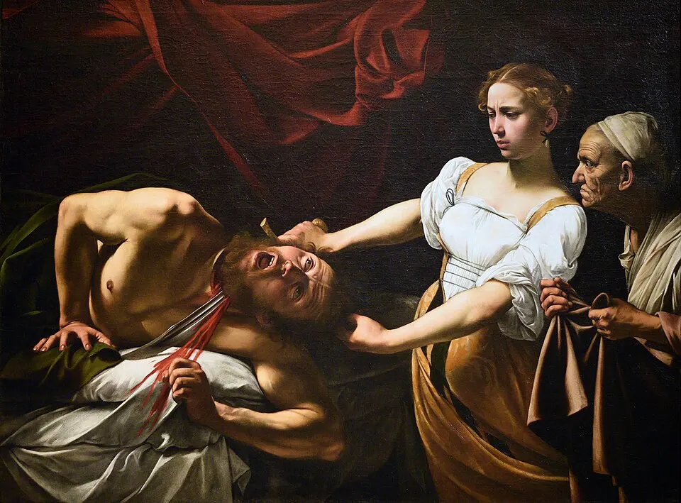 Judith, Holofernes’in Başını Keserken — Michelangelo Merisi da Caravaggio