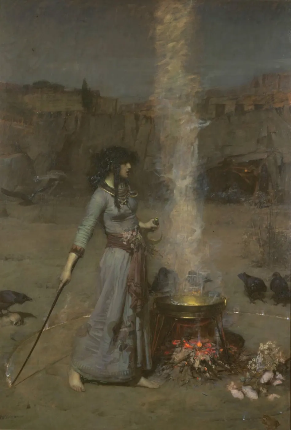 The Magic Circle — John William Waterhouse