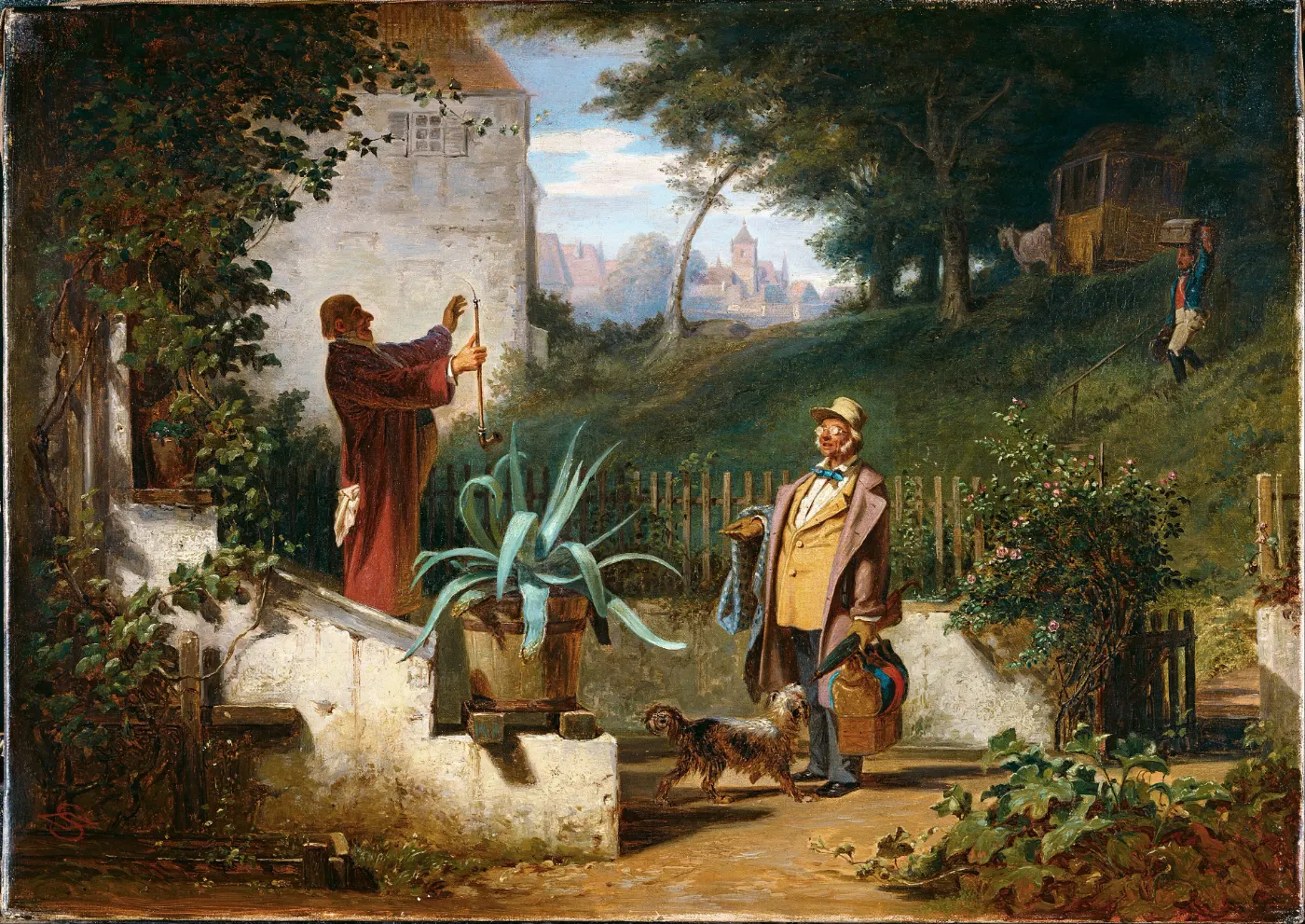 Childhood Friends — Carl Spitzweg
