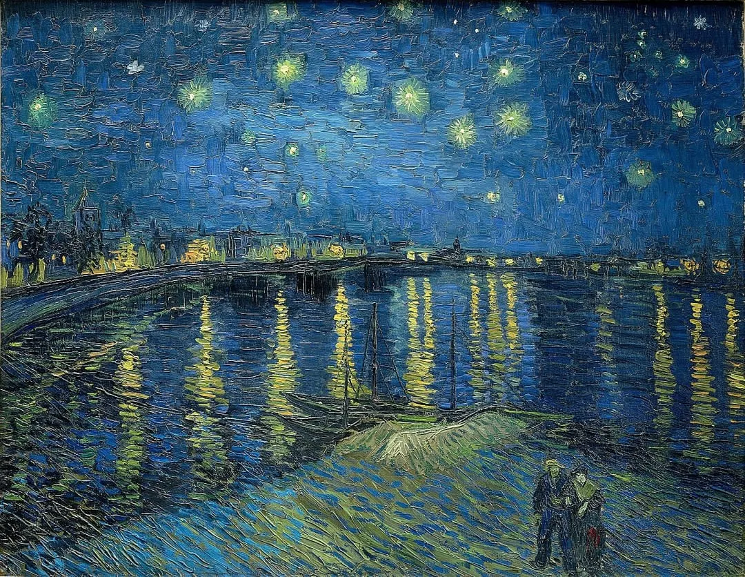 Starry Night Over the Rhône — Vincent van Gogh