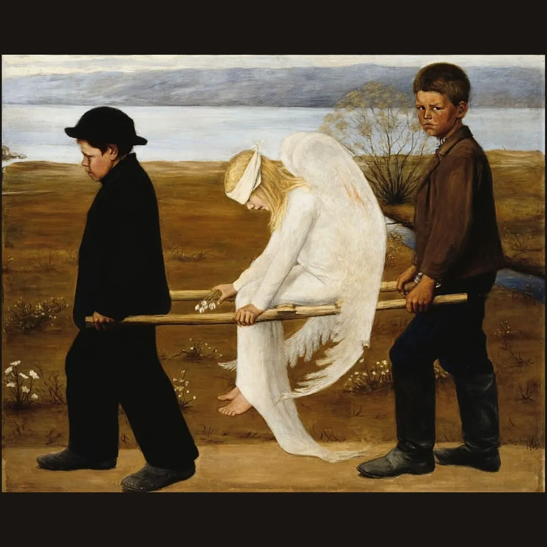 Yaralangan farishta — Hugo Simberg
