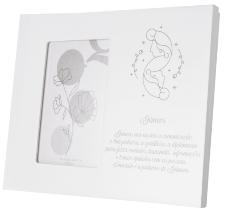 PORTA-RETRATO MDF - GÊMEOS