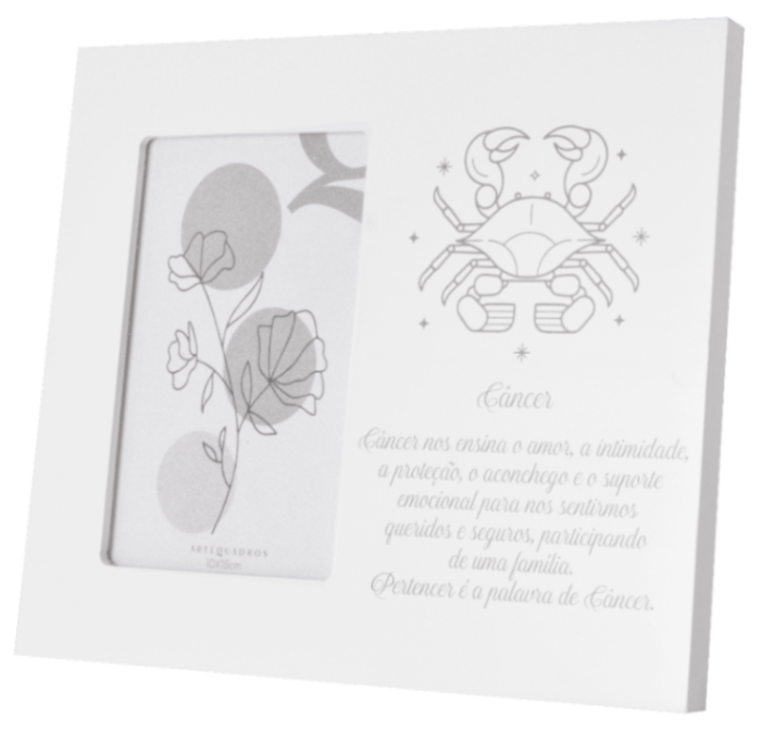 PORTA-RETRATO MDF - CÂNCER