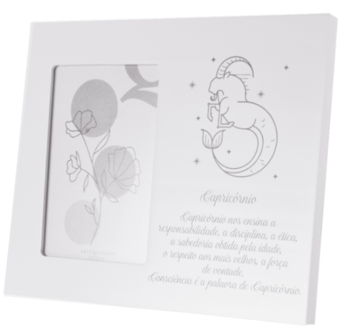 PORTA-RETRATO MDF - CAPRICÓRNIO