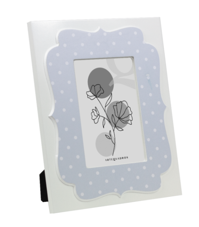 PORTA-RETRATO POÁ AZUL